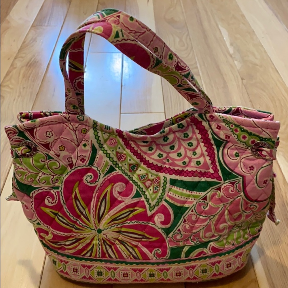 Vera Bradley mini bag w side ties - Picture 2 of 7